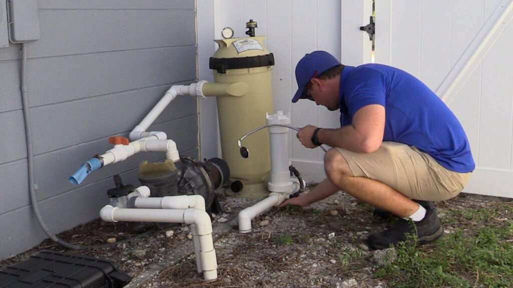 An image of Pool Leak Detection services from Gulf Coast Pool Pros 