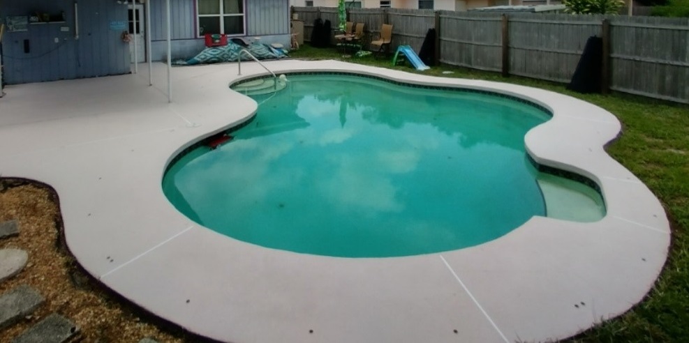 An image of expert pool resurfacing services from Gulf Coast Pool Pros