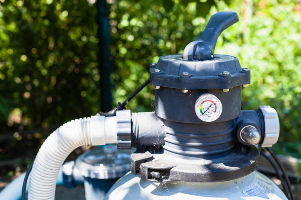 An image of a pool pump. | Quality pool pump repair services from Gulf Coast Pool Pros.