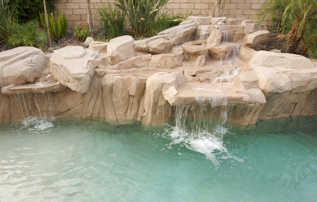 Custom Pool Waterfall Installation